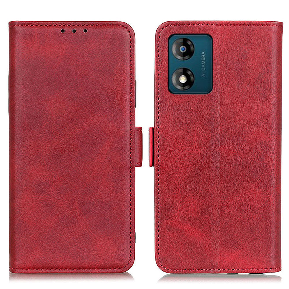 For Motorola Moto E13 4G Phone Cover Cowhide Texture PU Leather Stand Wallet Case For Motorola Moto E13 4G Phone Cover Cowhide Texture PU Leather Stand Wallet Case